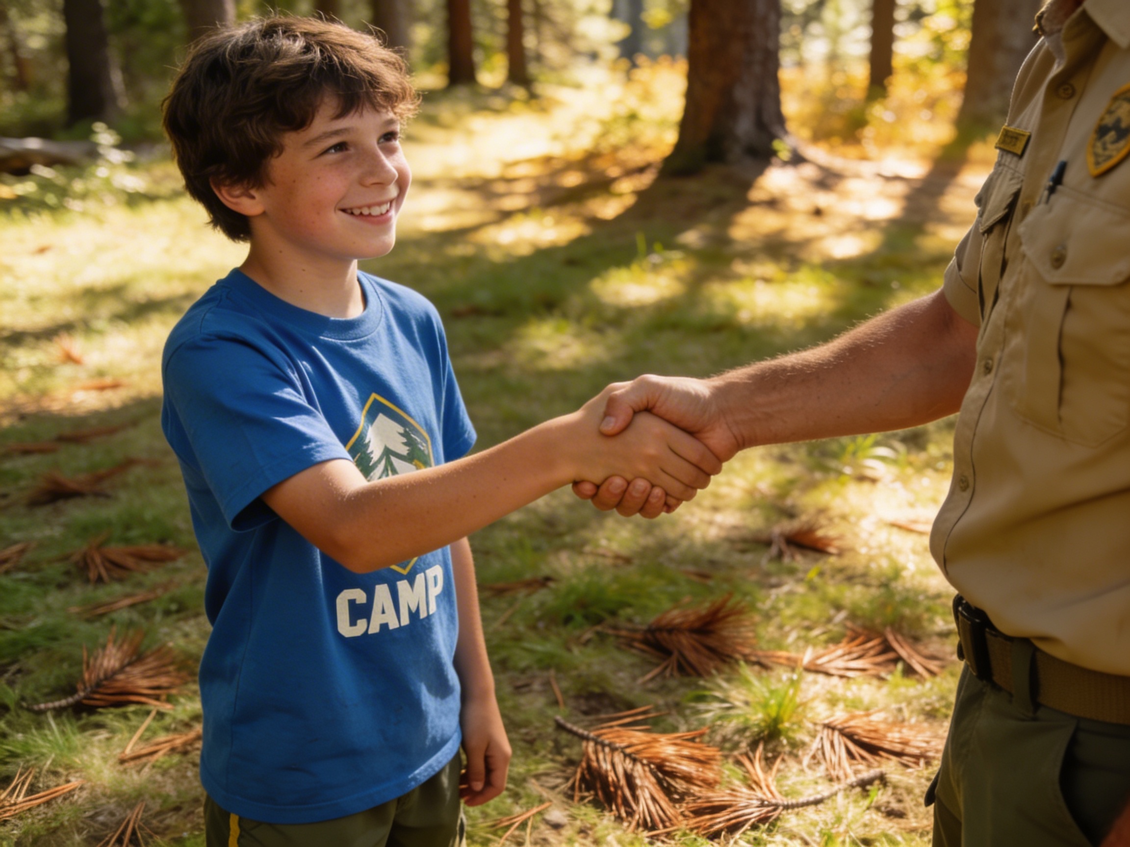 Proper handshake lesson